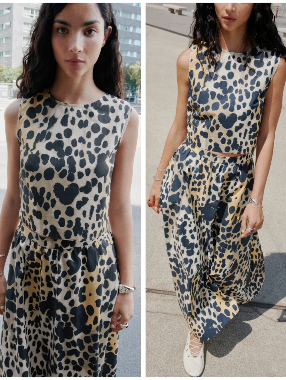 MANGO SKIRT/ TOP SET